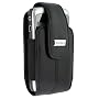 BlackBerry Curve Leather Holster with Swivel Belt Clip (Black)