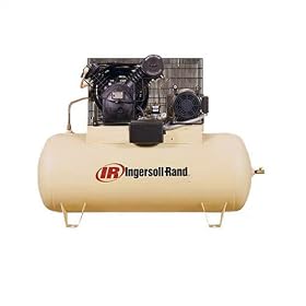 Type 30 Electric-Driven Two Stage Horizontal Air Compressor - 120 Gallon