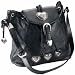 Maxam Brand Saddle Handbag W/ Heart Accents ,Black,one size