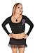 Living Dead Souls Sugar Skull Black Asymmetric Cropped Cardigan