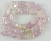 12-16mm natural kunzite nugget beads 16" strand