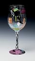 Lolita "Love My Wine" Shopaholic Wine Glass