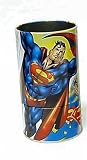  : Superman Tin Pencil Cup Holder with Secret Compartment