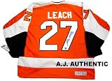 REGGIE LEACH Philadelphia Flyers SIGNED 74-Cup JERSEY