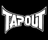 Tapout White Sticker Decal