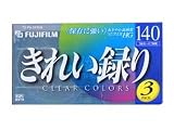 富士フイルム VHSビデオテープきれい録り140分録りカラーミックス3P T-140X3 F HG J