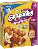 Gerber Graduates for Pre-Schoolers, Cereal Twists Bars with Yogurt & Fruit, Raspberry Vanilla, 4.2 oz. net. (Pack of 6)