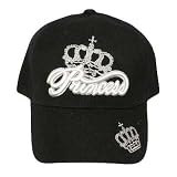BLACK PRINCESS CROWN YOUTH GIRL FASHION HAT CAP ADJ NEW