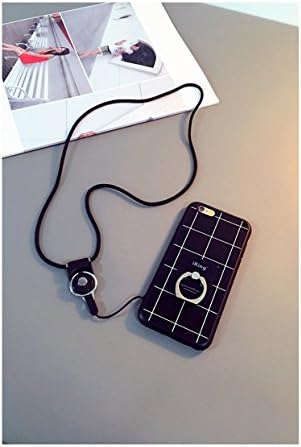 iPhone 6/6S Case,BB2U Black Plaid Couple Case For Iphone 6/6S 4.7 Inch, 4 In 1(Black)