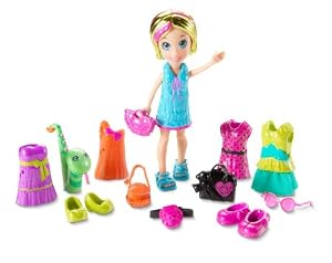 Polly Pocket Pop 'N Lock Polly And Sssnaxophone Fashions