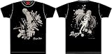MARS16×未来日記「我妻由乃」(ブラック・グレープリント）Tシャツ