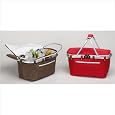 Collapsible Basket Cooler Color: Red