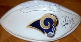 St. Louis Rams Marshall Faulk Autographed / Signed Logo Football