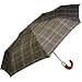 Apparel : Totes Auto Open/Close Crook Handle Umbrella