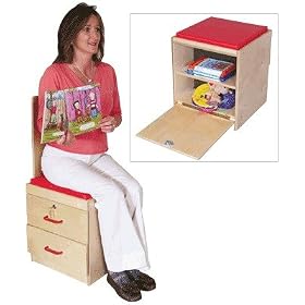 TEACHERS SCOOTER STOOL HANDLE by WOOD DESIGNS