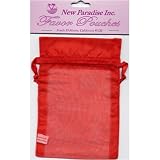 Medium Red Nylon Favor Pouches (10 count)