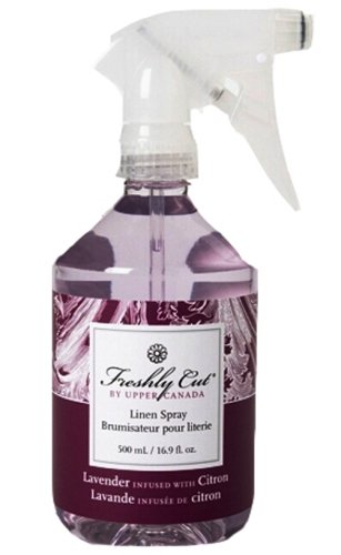 Upper Canada Soap And Candle Freshly Cut Linen Mist In Lavender Infused With Citron, 16.9-Ounce Bottle (Pack of 2)