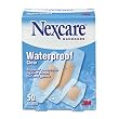 Nexcare Bandages, Waterproof, Clear, Assorted, 50 ct.