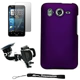 Purple Smooth Design Cover / 2 Piece Snap On Crystal Protective Hard Case f ....