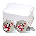 Cleveland Indians MLB Logo'd Executive Cufflinks w/Jewelry Box by Cuff Links