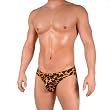 Mens Printed Contour Pouch Bikini Swimsuit By Gary Majdell Sport