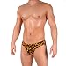 Mens Printed Contour Pouch Bikini Swimsuit By Gary Majdell Sport