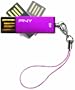 PNY Micro Swivel Attach� 4 GB USB 2.0 Flash Drive P-FDU4GBSV-EF/PNK (Pink)