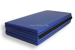 Bonded Foam Gymnastics Mat - 4' x 8' x 2" Blue