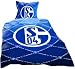 Original FC Schalke 04 Bettw�sche im Design Netz, wahlweise in angenehmer Linon- oder kuschelig 
warmer Biber-Qualit�t erh�ltlich. Material: 100 % Baumwolle, Gr��e: 135 x 200 cm und 80 x 80 cm, 
maschinenwaschbar.