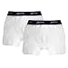 Brix Boys' White Boxer Briefs - 100% Cotton Underwear - Super Soft White 2 Pack.