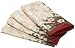 Kemp & Beatley Splendor Holiday 18 by 18-Inch Napkins, Red, 4-Pack