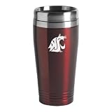 Washington State University - 16-ounce Travel Mug Tumbler - Burgundy