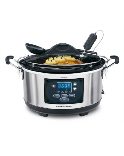 Hamilton Beach 33967 Set 'n Forget 6-Quart Programmable Slow Cooker