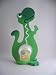 Big Belly Bank - Green Dinosaur - 20 Inch - Handcrafted in the USA