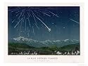 "Shooting Stars", The Meteorite Shower of November 1872 Seen Over Hills Giclee Poster Print by E. Guillemin, 24x18