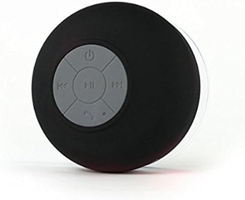 TOMROW High definition Bluetooth 3.0 audio wireless connectivity Water Resistant Bluetooth Shower Speaker-Black