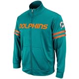 Miami Dolphins League Leader Full-Zip Fleece Jacket