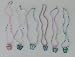Butterfly Seed Beed Necklace 12 pc