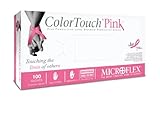 UPC 769799013331 product image for Microflex® CTP-233-M, Color Touch Pink, Powder Free Latex, Scented, Exam, Medium | upcitemdb.com