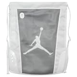 Air Jordan Lux Sacky Bag by Jordan Apparel (White-Silver)
