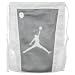 Air Jordan Lux Sacky Bag by Jordan Apparel (White-Silver)