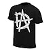 Official WWE Authentic Unisex Dean Ambrose DA Youth T-Shirt Medium Black