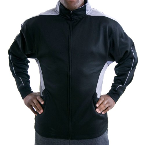 Russell Mens Tech Fleece Full-Zip Jackets Medium Black