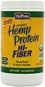 Nutiva Organic Hemp Protein Hi Fiber, 16-Ounce Jars (Pack of 2)