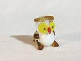 Collectibles Crystal Figurines Golden Owl