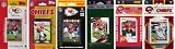 NFL Kansas City Chiefs Six Different Licensed Trading Card Team Sets