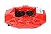 ACDelco 172-2634 GM Original Equipment Red Rear Driver Side Disc Brake Caliper Assembly without Brake Pads or Bracket