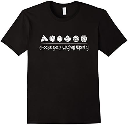 Men's Choose Your Weapon Dice Shirt 3XL Black