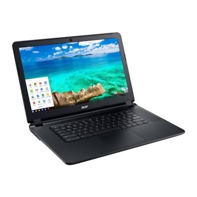 Acer C910-C37P 15.6&quot; LED (ComfyView) Notebook - Intel Celeron 3205U 1.50 GHz - Black - 4 GB RAM - 32 GB SSD - Intel HD Graphics - Chrome OS - 1366 x 768 Display - Bluetooth - NX.EF3AA.004