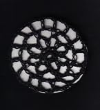Black Hair Net Crocheted Hair Bun Cover- MINI